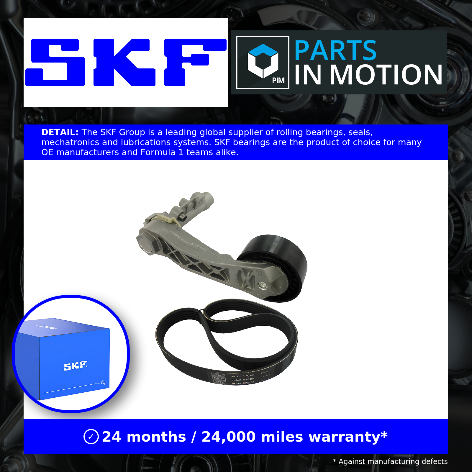 VRIBBED BELT SET VKMA 33410 FOR MINI CLUBMAN PEUGEOT 3008/MPV 207/207+ RCZ 1.4L - Image 8