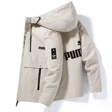 Men's Windproof Zipper Hooded Jacket Casual High Quality Outdoor Sports