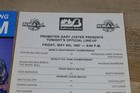 NWA Major League Wrestling Program Garvin Brothers + 1987 Match Sheet Ric Flair — photo 2