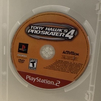 Activision Tony Hawk's Pro Skater 4 Sony PlayStation 2 PS2 Game Disc Only, T