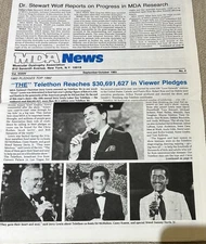JERRY LEWIS Vintage MDA News Telethon 1983 Telethon SALE PRICED