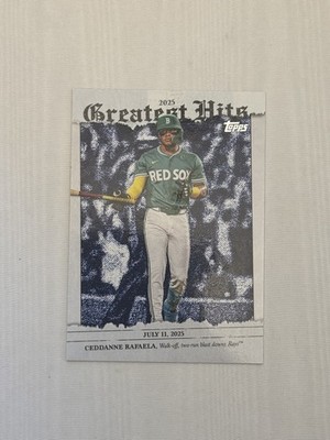 2026 Topps Series 1 - 2025 Greatest Hits Ceddanne Rafaela #GH-3
