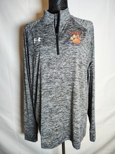 UNDER ARMOUR Womens Multi Gray Long Sleeve Sh...