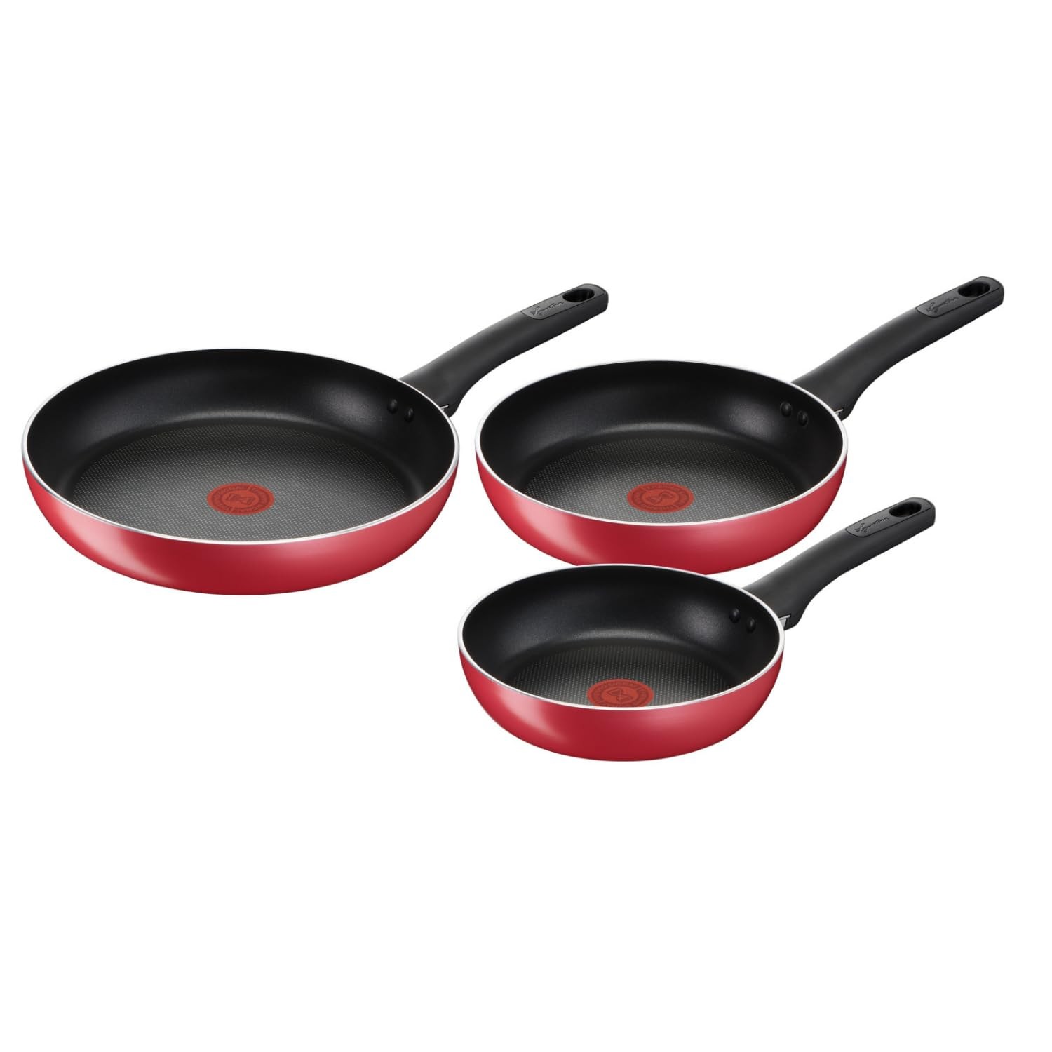 Set 3 Padelle Lagostina Cucina Mediterranea 20-24-28 cm Antiaderenti