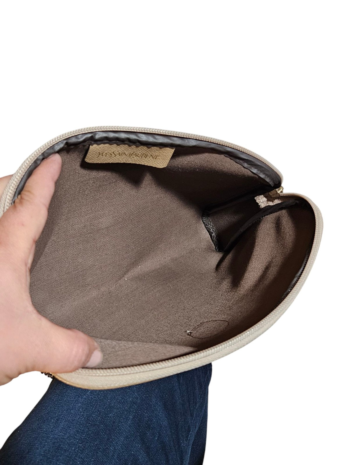 Yves Saint Laurent s borsa giraffa marrone cinturino donna non è l'originale