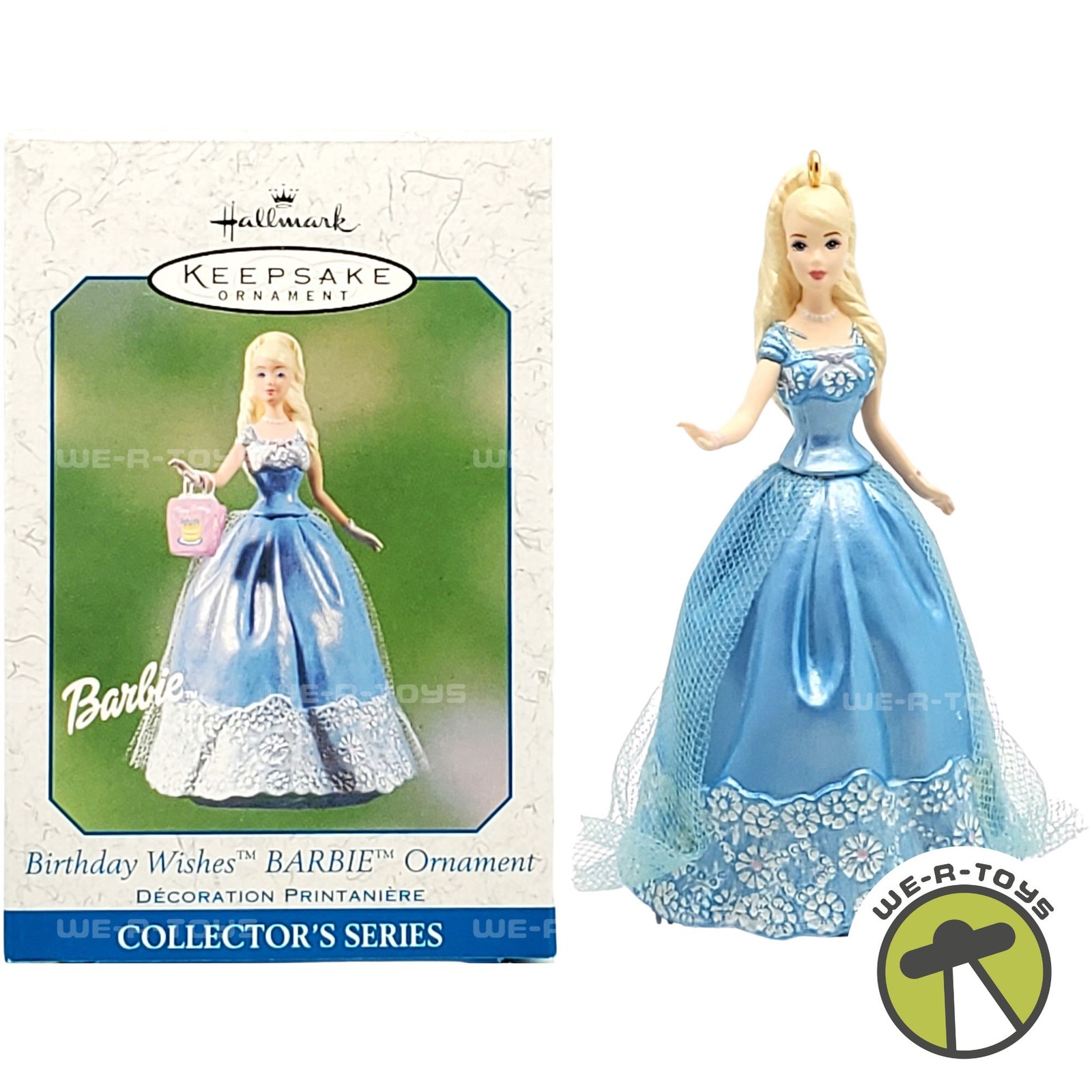 Birthday Wishes Barbie Ornament Collector's Series Hallmark Keepsake 2003