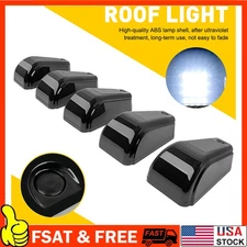 5pcs Solar Powered Wireless Cab LED Roof Top Lights For Dodge Ram 1500 2500 3500
