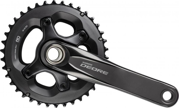 Shimano Kurbelgarnitur Deore FC-M6000 - 10-Fach, 170 Mm, 38-28 ZäHne, 28 ZäHn...-image