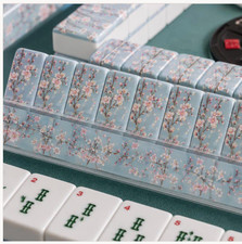 166 Piece American Mahjong Tile Set Cherry Blossom Floral Jokers Spares