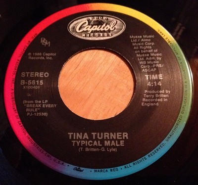 Tina Turner 45 Typical Male / Don't Turn Around