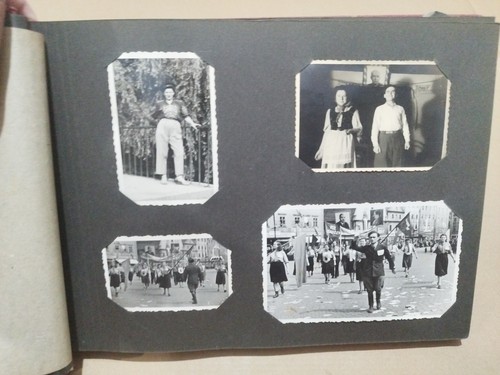 Poland polish album photos Jewish Judaica Post WW2 1940s Era Soviet Soldiers - Picture 4 of 16