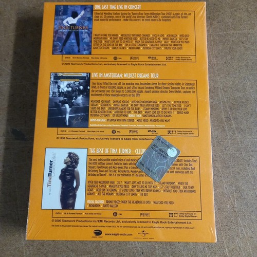 Tina Turner One Last Time Live In Amsterdam Box 3 Disc Set Nuovo Sigillato - Imagen 3 de 5