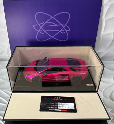 1/18 MR Models Lamborghini Adventador S pink flash gloss + black Rims 8 of 10