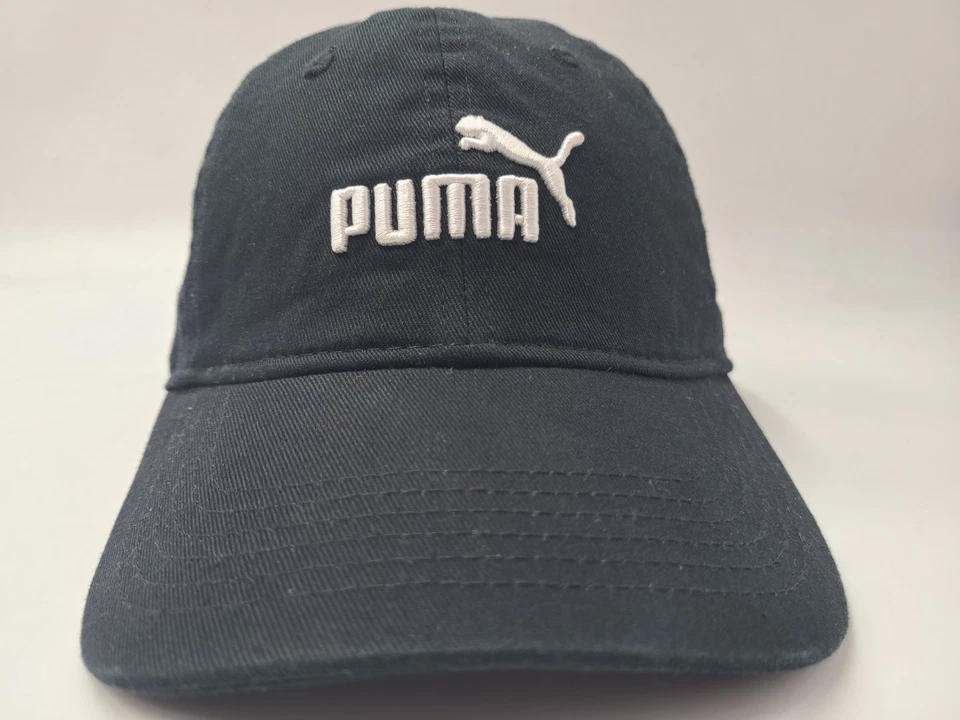 Puma Gorra Ajustable con Correa Algodón Informal Béisbol Hombres Mujeres Negro Blanco Foto 2 de 4