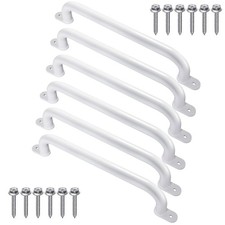 17 Inch White Playground Handles Indoor Kids Monkey Bar Ladders 6Pcs