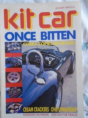 Kit Car Jan 1989 Cobra copies, Madison Roadster