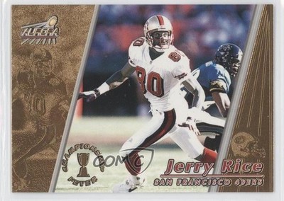 1998 Pacific Aurora Championship Fever Jerry Rice #42 HOF 1c4