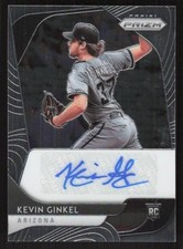 2020 PANINI PRIZM KEVIN GINKEL RA-KE MINT ROOKIE AUTOGRAPHS ARIZONA DIAMONDBACKS