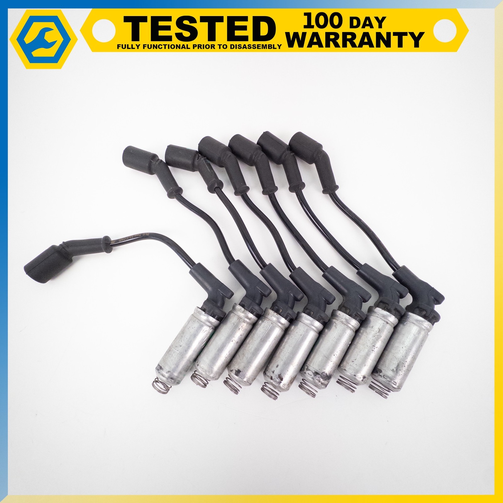 05-13 CHEVROLET CORVETTE C6 LS2 LS3 V8 IGNITION COIL SPARK PLUG WIRES SET OEM