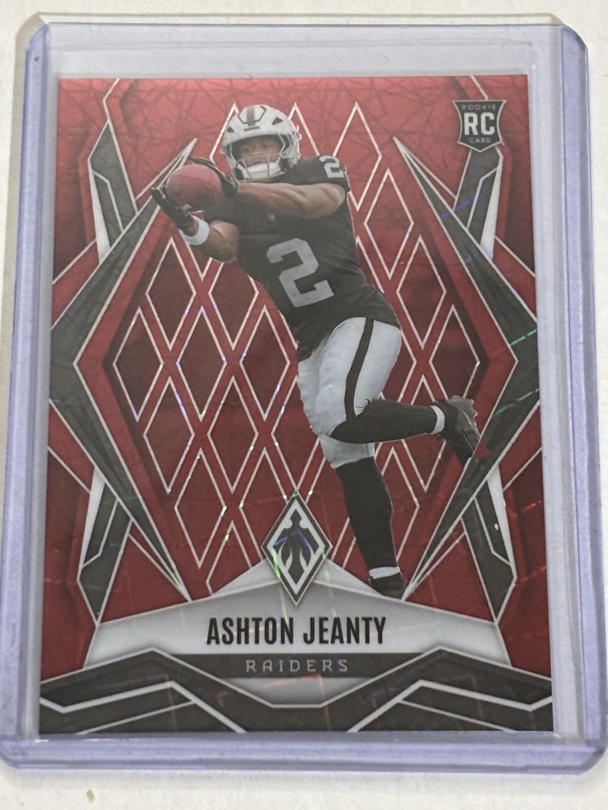 2025 Panini Phoenix - Rookies Ashton Jeanty #158 Red Lazer /199 (RC)