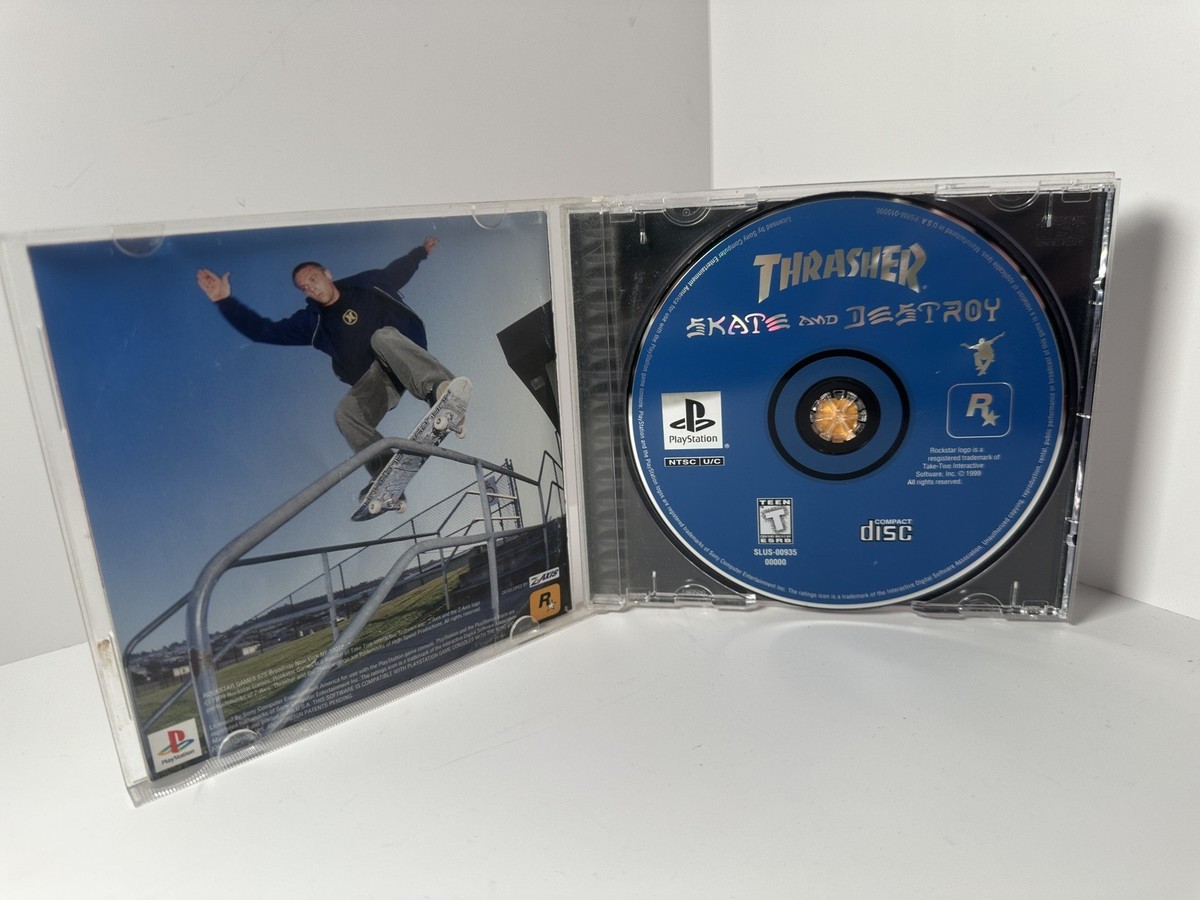 Thrasher: Skate & Destroy (Sony PlayStation 1, 1999) for sale