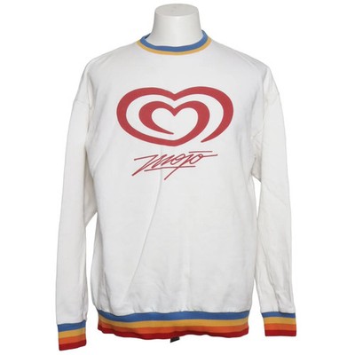 Wego, Sweatshirt, Größe: M, Weiß/Mehrfarbig, Bio-Baumwolle, Print #gfU