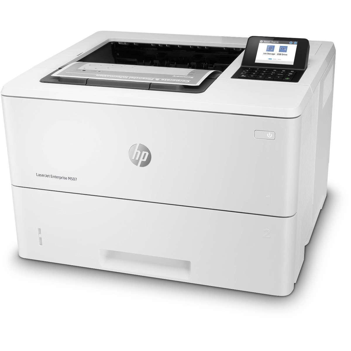 HP LaserJet M507dn 1PV87A Laser N&B A4 USB LAN Duplex moins de 25.000 pages i...