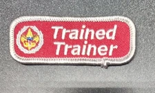 Commissioner Trained Trainer strip Boy Scout- Non BSA