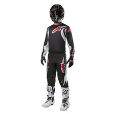 Completo Cross Enduro Trial Atv Mtb Alpinestars Fluid Lucent Nero Bianco