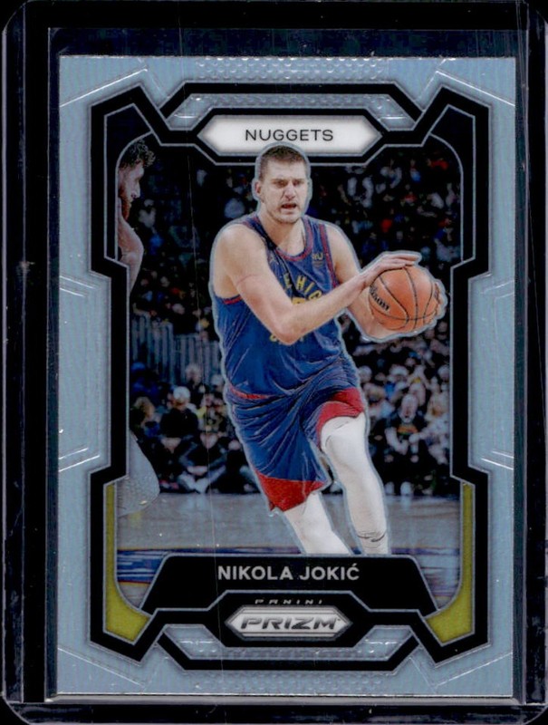 2023-24 Panini Prizm Nikola Jokic Prizm Silver #17 Nuggets