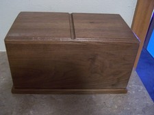 Walnut Wood Companion Cremation Urn Made in USA