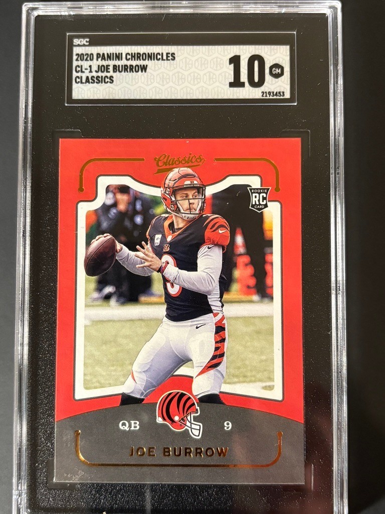 2020 Panini Chronicles - Classics Joe Burrow #CL-1 (RC) - SGC 10