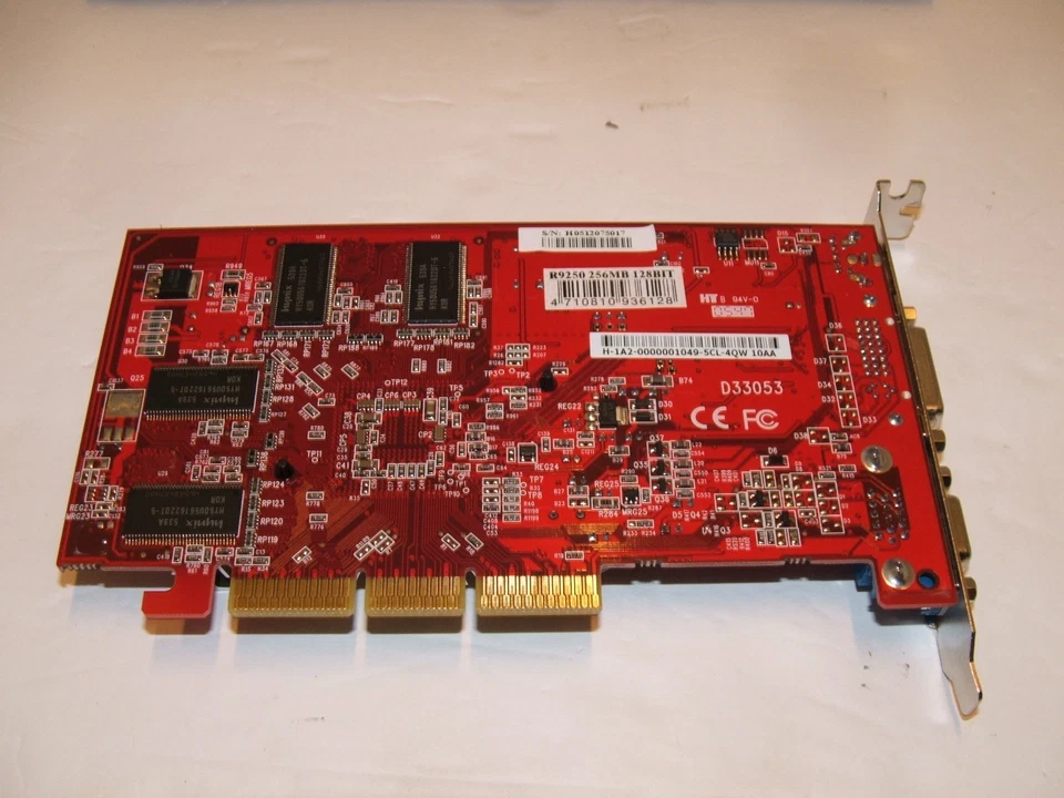 Tarjeta de gráficos de video Power Color ATI 9250 AGP 256 MB 128 bits Foto 3 de 3