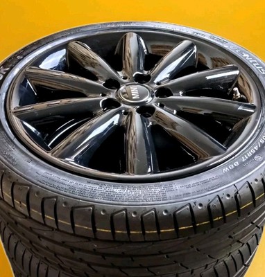17 ZOLL SCHWARZE MINI COOPER S ONE CABRIO FELGEN F55 F56  Sommerräder 205/45 R17