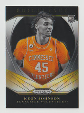 2021-22 Panini Prizm Draft Picks Basketball Brilliance #5 Keon Johnson RC