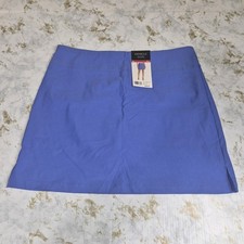Rafaella Skort XL Amparo Blue Solid Print Golf Tennis Pickleball Athletic Skirt