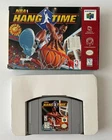 NBA Hang Time N64 Nintendo 64 in Box Near Complete NO MANUAL, VG Condition
