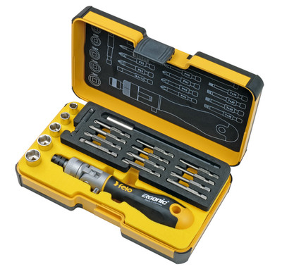 Felo XL-Strongbox ''ERGONIC K'' 20-tlg. SL/PH/PZ/TORX /ND