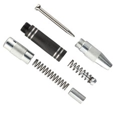 Automatic Centre Punch and 2pc Needles Adjustable Spring Loaded Metal Drill Tool