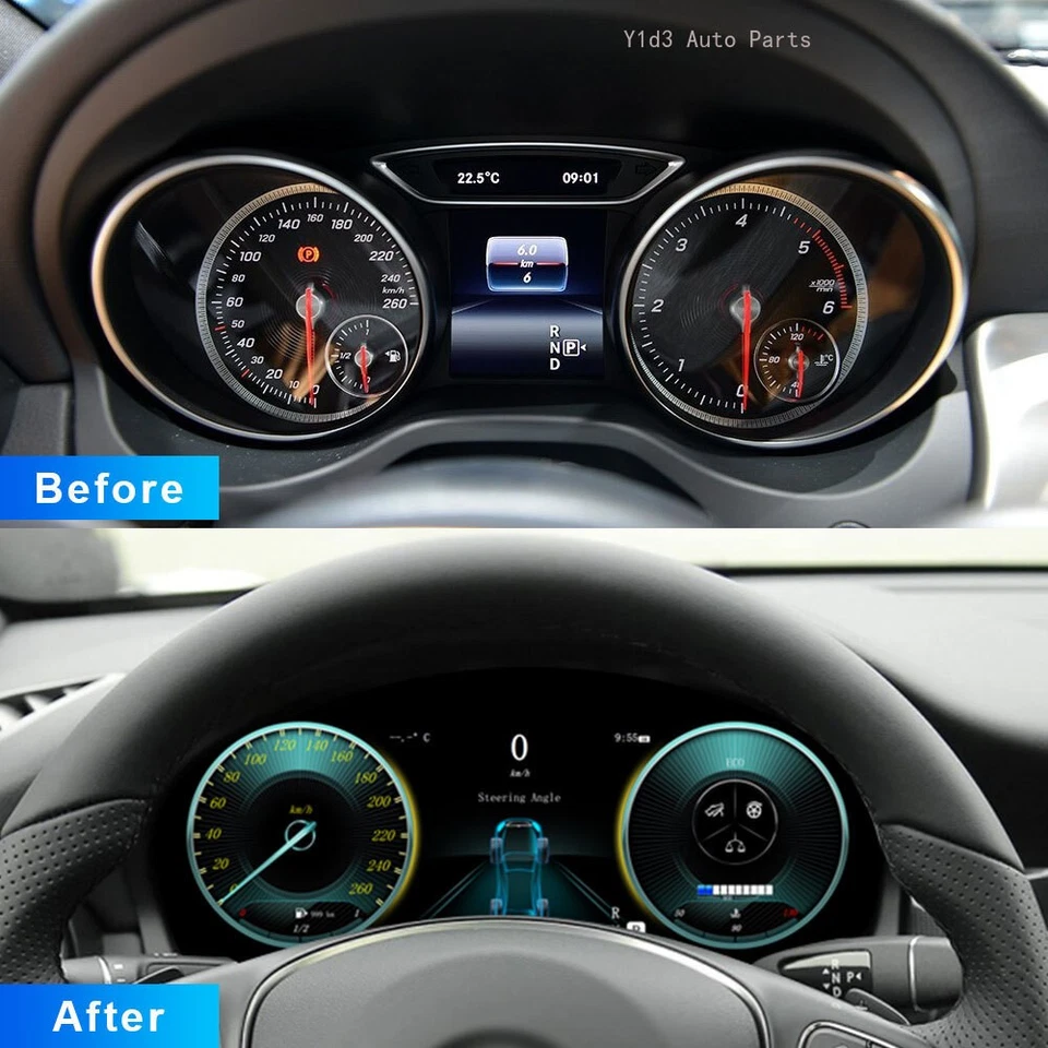 Cuadro de instrumentos digital LCD para Mercedes Benz A CLA GLA 2013-2019 Foto 2 de 4