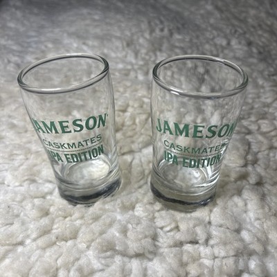 Jameson Caskmates IPA Edition Shot Glasses Set of 2 Irish Whiskey Bar