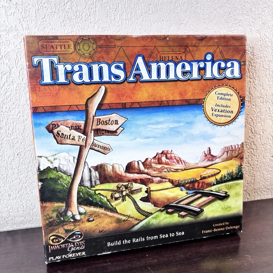 2016 TransAmerica Complete Edition Game & Vexation Expansion Immortal Eyes CIB - Image 2 of 4