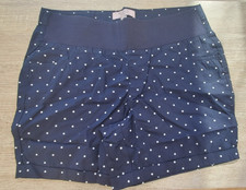 Dorothy Perkins navy maternity shorts, new in packaging.