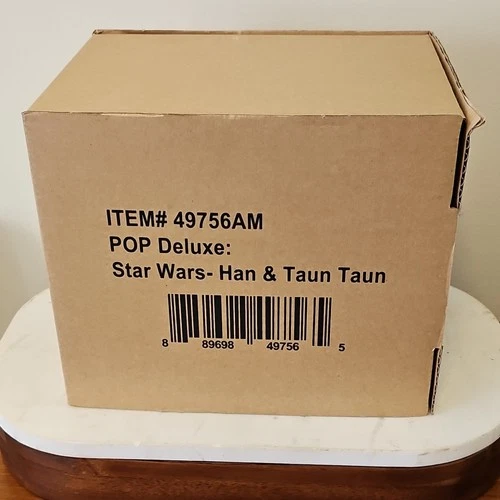 MINT IN BOX!! Funko Pop! Deluxe Star Wars HAN SOLO & Taun Taun Figure #373