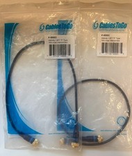 Cables To Go C2G 40003 1.5 ft. Velocity Mini-Coax F-Type Cables 2 Pcs Ships Free