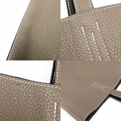 HERMES Tote Bag Double Sens 45 Reversible Handbag Shoulder Bag Double Sens JO St - Picture 9 of 10