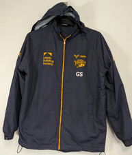 Oxen Leeds Rhinos Jacket Mens Small Navy Waterproof Rain Coat Rugby League GS