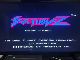 Section Z (Nintendo NES, 1987) Authentic Tested 5 Screws