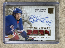 24-25 UD Upper Deck Premier Rookie Auto Patch #PRA-BO BRENNAN OTHMANN /15