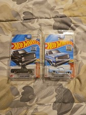 HOT WHEELS FACTORY SEAL 2025 83 CHEVY SILVERADO - Grey and Blue Lot Of 2